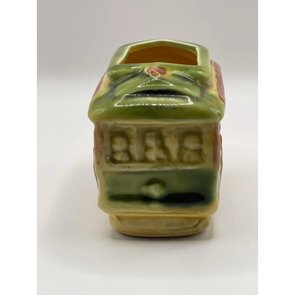 Toothpick Holder San Francisco Trolley CarMulti Color Vtg SNCO Imports‎ Japan 2